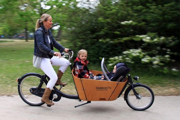 Spin Uitgebreid Tot Babboe CIty wenbare tweewielbakfiets